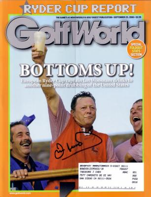 Ian Woosnam autographed 2006 Ryder Cup Golf World magazine
