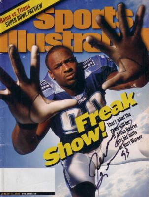 Jevon Kearse autographed Tennessee Titans 2000 Sports Illustrated
