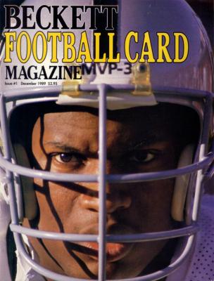 Bo Jackson 1989 Beckett Football Magazine issue #1
