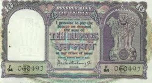 Banknotes; 10 Rupees; India banknotes