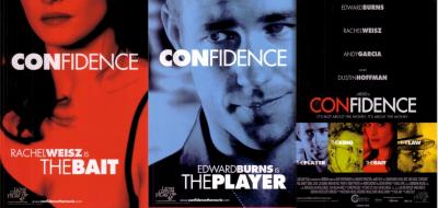 Confidence movie 5x7 promo card set (3)