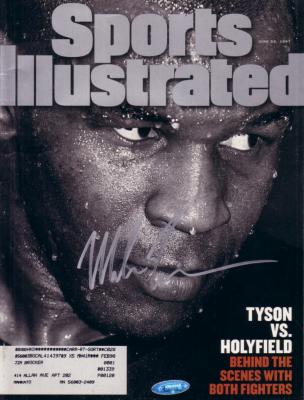 Mike Tyson autographed 1997 Sports Illustrated
