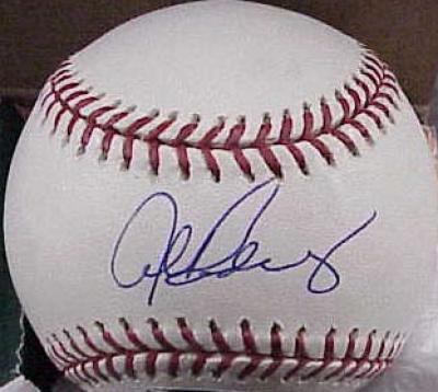 Alex Rodriguez autographed MLB baseball (UDA)