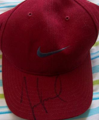 Michelle Wie autographed Nike golf cap or hat