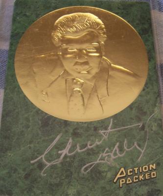 Chuck Daly certified autograph Action Packed Hall of Fame card