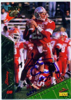 Stoney Case New Mexico certified autograph 1995 Signature Rookies card