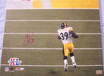 Willie Parker autographed Pittsburgh Steelers Super Bowl 40 16x20 poster size photo