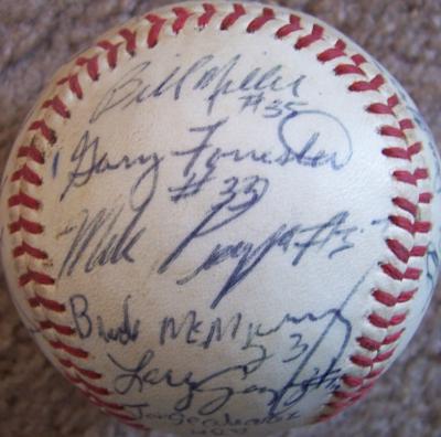1989 Salem Dodgers (Mike Piazza) autographed Northwest League baseball
