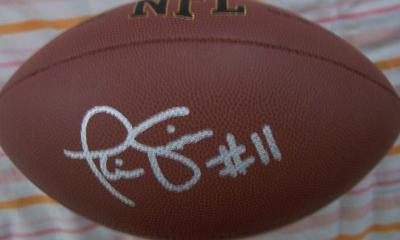 Phil Simms autographed NFL replica football