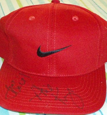 Phil Knight autographed Nike cap inscribed Just Do It!