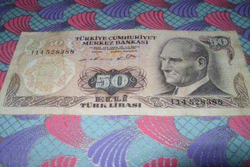 Turkey 50 lirasi-1970