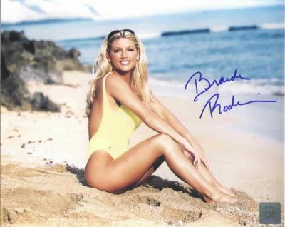 Brande Roderick autographed 8x10 Baywatch swimsuit photo
