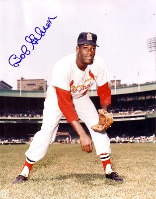 Bob Gibson autographed 8x10 St. Louis Cardinals photo