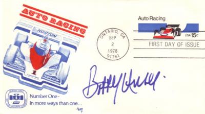 Bobby Unser autographed Auto Racing First Day Cover