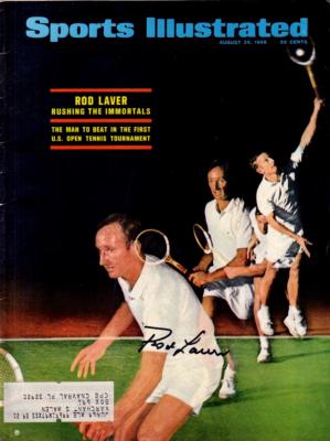 Rod Laver autographed 1968 U.S. Open Sports Illustrated