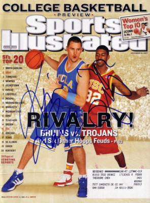 Kevin Love & O.J. Mayo autographed 2007 Sports Illustrated