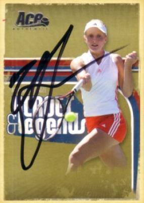 Anna Chakvetadze autographed 2006 Ace Authentic tennis card