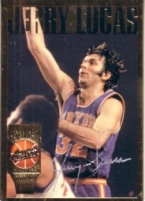 Jerry Lucas certified autograph Knicks Action Packed Hall of Fame card