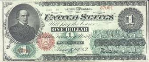 Banknotes; United States / 1 Dollar, 1862