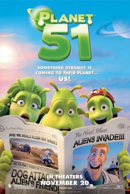 Planet 51 movie mini promo poster