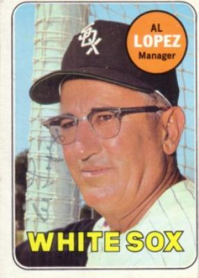 Al Lopez autographed Chicago White Sox 1969 Topps card