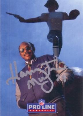 Harvey Martin autographed Dallas Cowboys 1993 Pro Line card