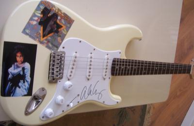 Alice Cooper autographed Fender Bullet electric guitar