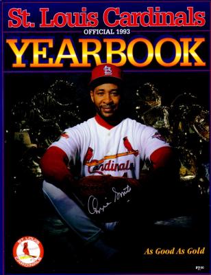 Ozzie Smith autographed St. Louis Cardinals 1993 Yearbook