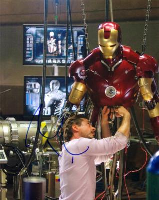 Robert Downey Jr. autographed Iron Man 8x10 photo