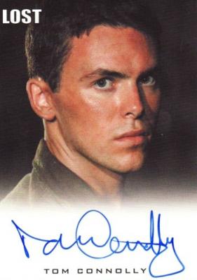 Tom Connolly LOST certified autograph card