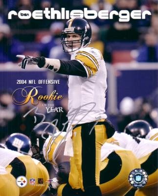 Ben Roethlisberger autographed Pittsburgh Steelers 8x10 photo