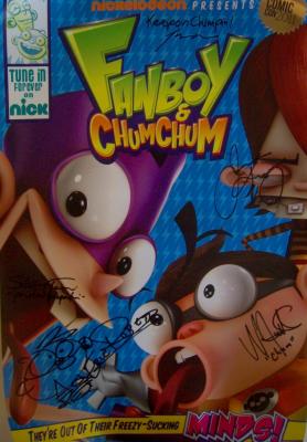 Fanboy & ChumChum autographed 2011 Comic-Con poster (Jamie Kennedy)