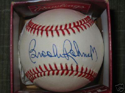 Brooks Robinson autographed AL baseball
