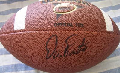 Dan Fouts autographed Wilson NCAA full size football