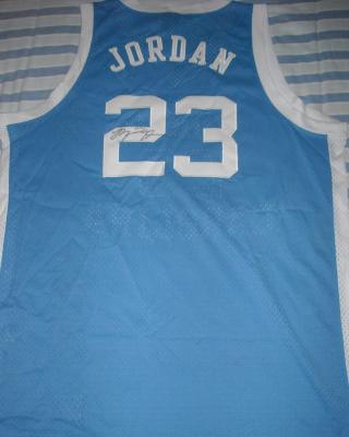 Michael Jordan autographed North Carolina UNC Tar Heels Nike jersey