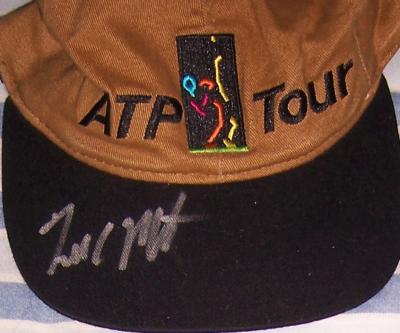Todd Martin autographed ATP Tour cap