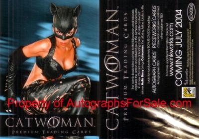 Catwoman movie 2004 Comic-Con promo card SD-2004 (Halle Berry)