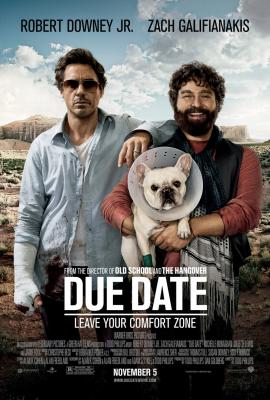 Due Date mini movie poster (Robert Downey Jr. & Zach Galifianakis)