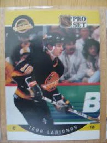 1990-91 Pro Set Hockey Cards; Igor Larionov