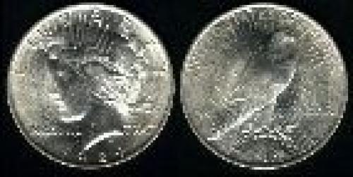 1 dollar; Year: 1921-1935; Peace