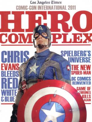 Captain America movie 2011 Comic-Con LA Times magazine (Chris Evans)