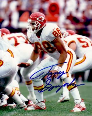 Tony Gonzalez autographed Kansas City Chiefs 8x10 photo