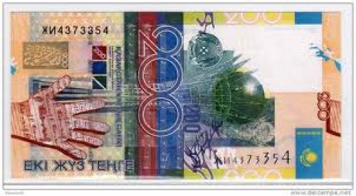 Banknotes;  Kazakhstan Tenge 200; Banknotes