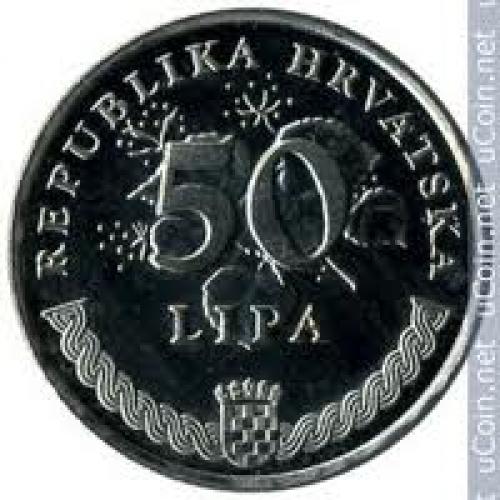 Coins; Croatia 50 lipa ; Year: 2007