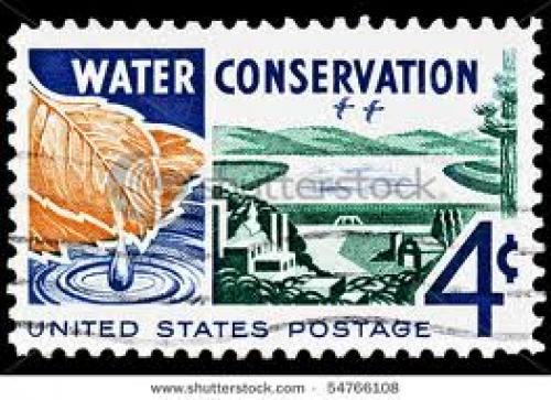 Stamps;  4c; CIRCA 1960's : A stamp printed in United States of America; Water Conservation