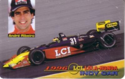 Andre Ribeiro 1996 IndyCar phone card