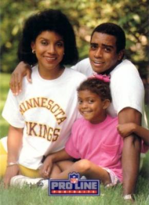 Rashad Family 1992 Pro Line Portraits Collectible insert card #1