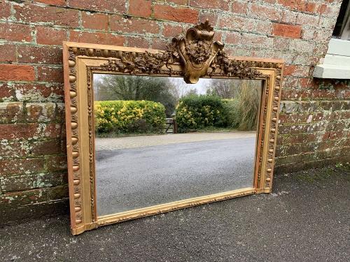 Antique French Mirror, Decorative Antique Mirrors, Large French Mirror: Cleall Antiques, UK