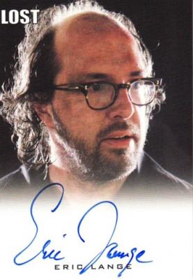 Eric Lange LOST certified autograph card