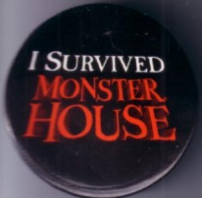 Monster House movie promo button or pin